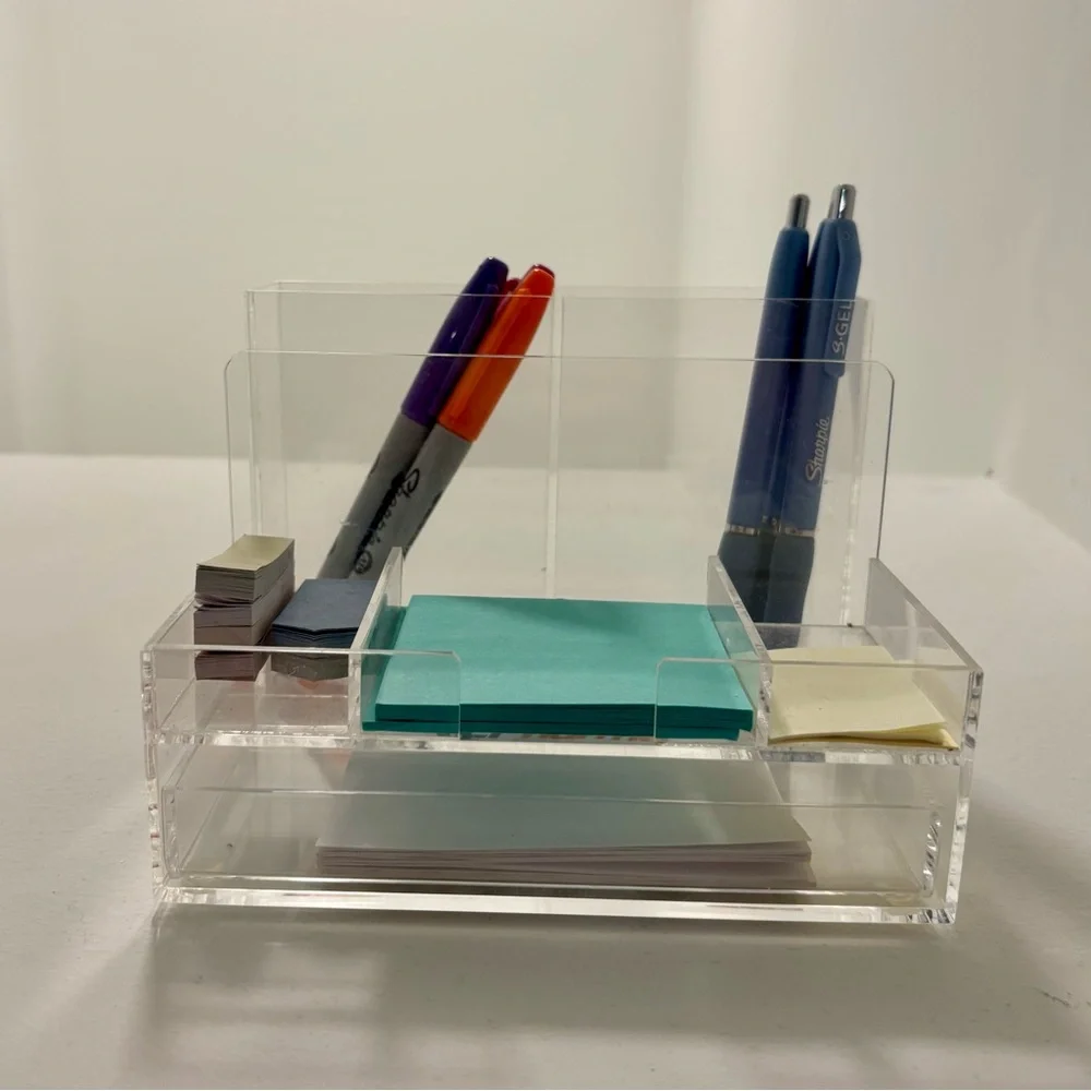 Small Acrylic Desktop Organizer